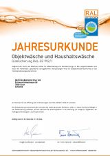 Jahresurkunde